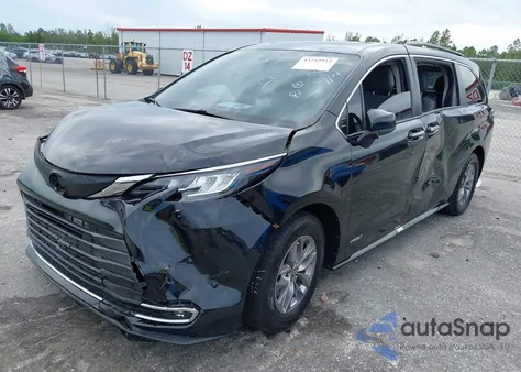 2021 Toyota Sienna Xle из США, поврежденный, VIN 5TDYRKEC3MS058534